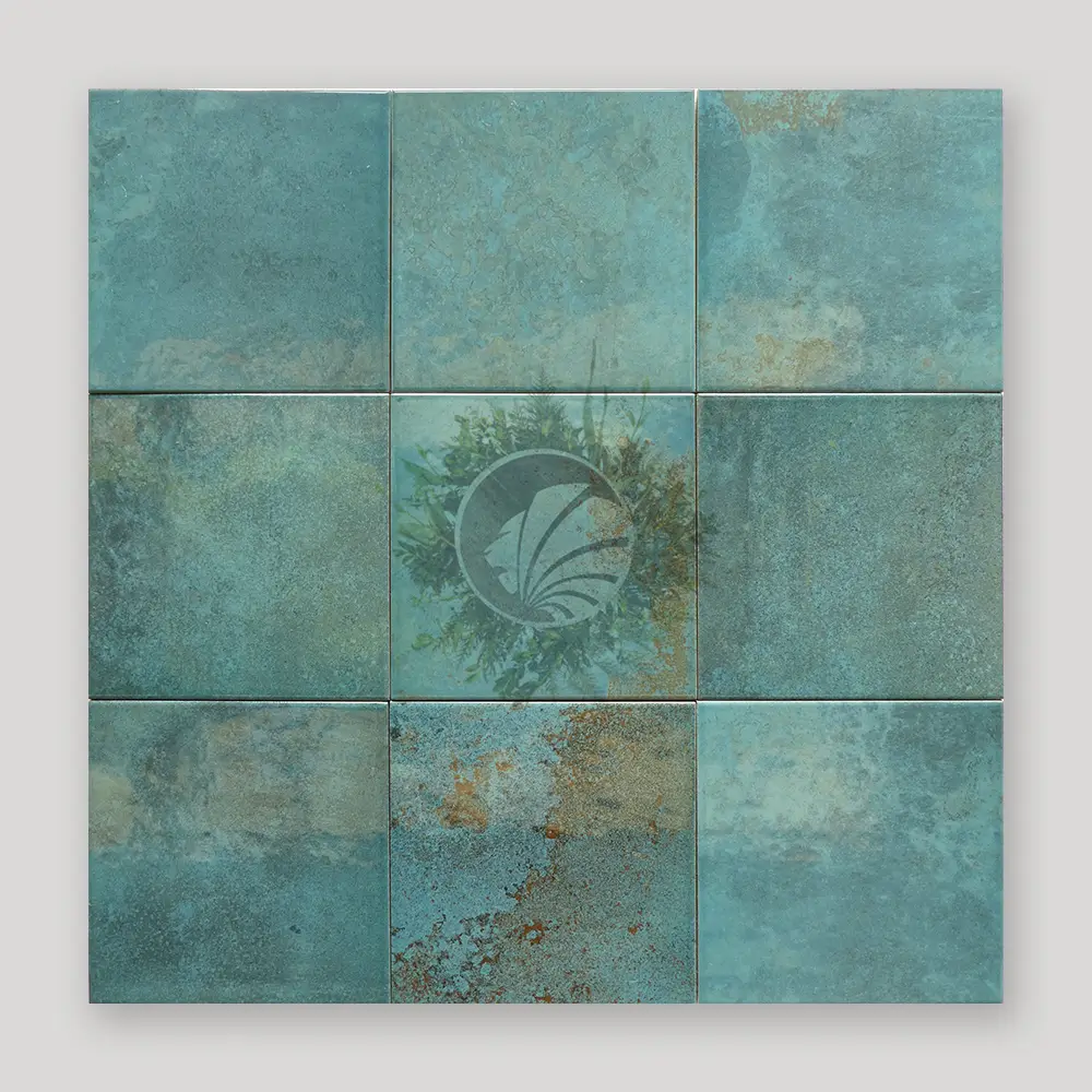 Azulejo Bisel 10x20 Turquesa Brillo - Ribesalbes - Duritti Cerámica